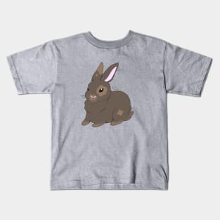 Cute Brown Bunny Kids T-Shirt